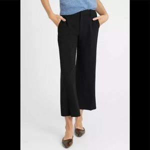 NWT Banana Republic Slim Wide-leg Cropped Pants Sz 10